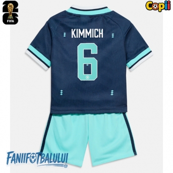 Germania Joshua Kimmich #6 Echipament de Fotbal Replică Mondial 2026 Copii Deplasare (+ Șorturi)